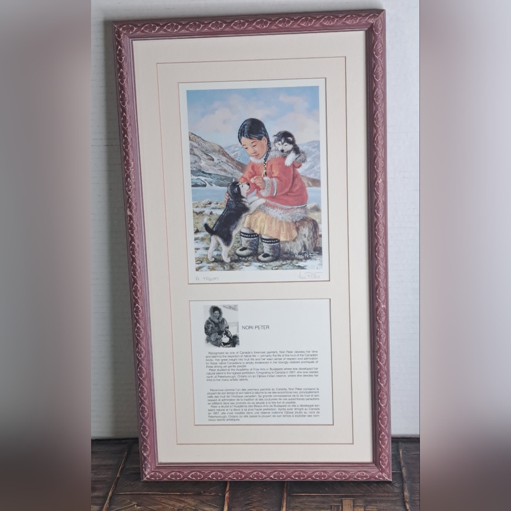 Framed Nori Peter Signed Art